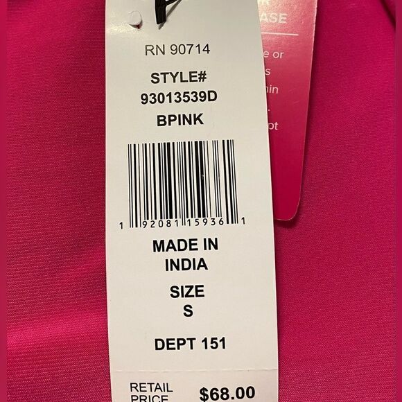 Ivy Road Women's Pink Polyester Round Neck Short Sleeve
Knee Length Dress Size S - Picture 5 of 6